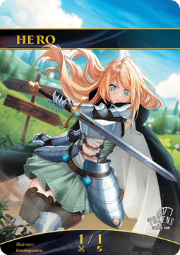 Hero Token (Colorless 1/1)
