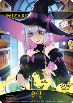 Wizard Token (Black 0/1)