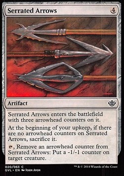 Serrated Arrows