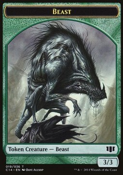 Beast Token (G 3/3) / Elemental Token (G 5/3)