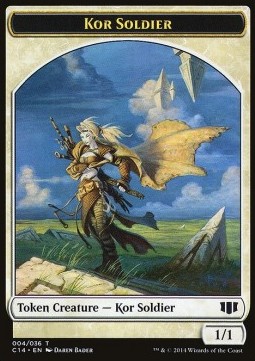 Kor Soldier Token (W 1/1) / Pegasus Token (W 1/1)