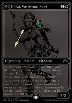 Nissa, Vastwood Seer // Nissa, Sage Animist
