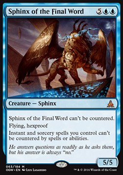 Sphinx of the Final Word