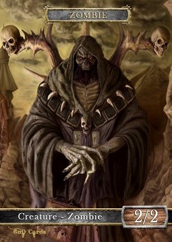 Zombie Token (Black 2/2)