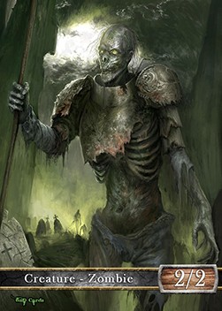 Zombie Token (Black 2/2)