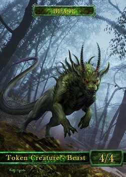 Beast Token (Green 4/4)