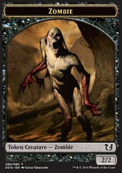 Zombie Token (Black 2/2)