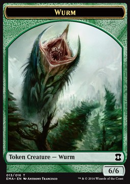 Wurm Token (Green 6/6)