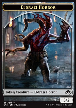 Eldrazi Horror Token (Colorless 3/2)