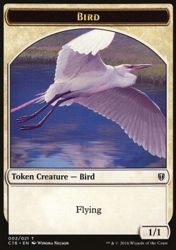 Bird Token (W 1/1) // Spirit Token (W 1/1)