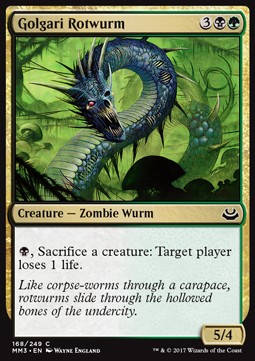 Golgari Rotwurm