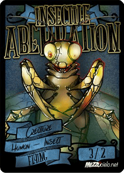 Insectile Aberration Token (Blue 3/2)
