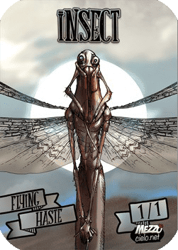 Insect Token (Blue and Red 1/1)