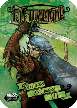Elf Warrior Token (Green 1/1)
