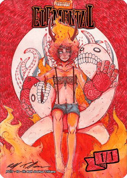 Elemental Token (Red 1/1)