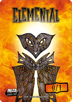 Elemental Token (Red 0/1)