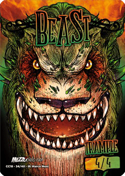 Beast Token (Red and Green 4/4)