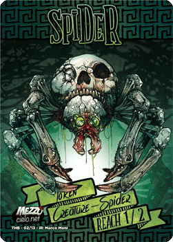 Spider Token (Green 1/2)