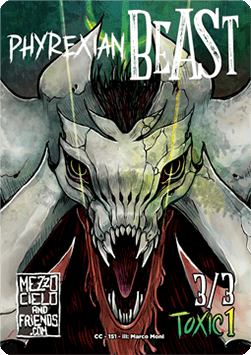 Phyrexian Beast Token (Green 3/3)