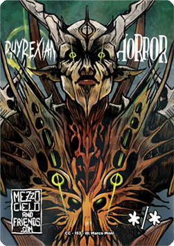 Phyrexian Horror Token (Green */*)