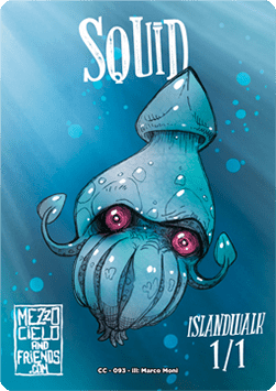 Squid Token (Blue 1/1)