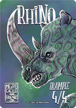 Rhino Token (Green 4/4)
