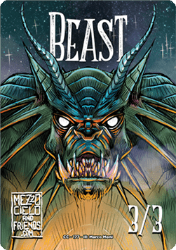 Beast Token (Green 3/3)