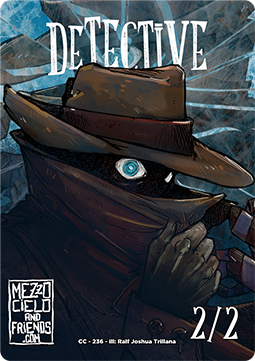 Detective Token (White and Blue 2/2)