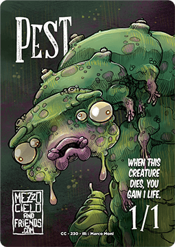 Pest Token (Black and Green 1/1)
