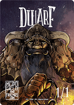 Dwarf Token (Red 1/1)