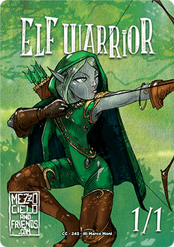 Elf Warrior Token (Green 1/1)