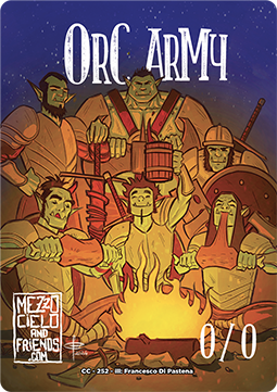 Orc Army Token (Black 0/0)