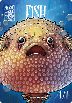 Fish Token (Blue 1/1)