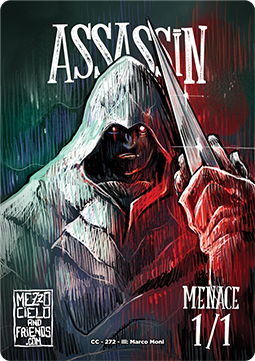 Assassin Token (Black 1/1 Menace)