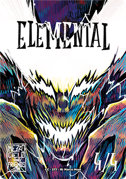 Elemental Token (Blue and Red 4/4)