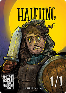 Halfling Token (White 1/1)