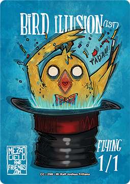 Bird Illusion Token (Blue 1/1)