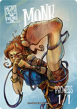 Monk Token (White 1/1 Prowess)