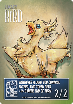 Bird Token (Green 2/2)