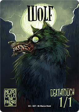 Wolf Token (Black 1/1)