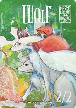 Wolf Token (Green 2/2)