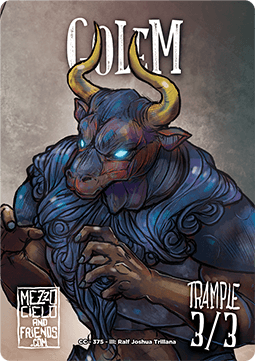 Golem Token (Artifact 3/3 Trample)