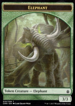 Elephant Token (Green 3/3)