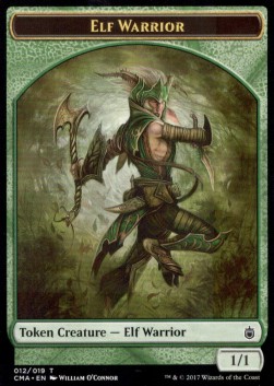 Elf Warrior Token (Green 1/1)