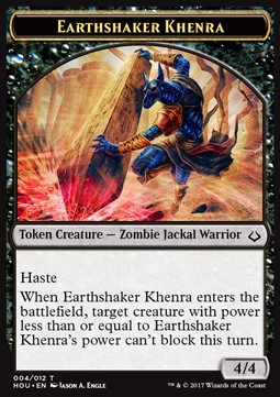 Earthshaker Khenra Token