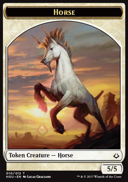 Horse Token (White 5/5)