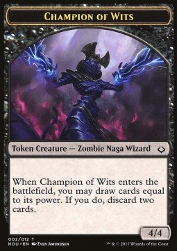 Champion of Wits Token / Warrior Token (W 1/1 Vigilance)