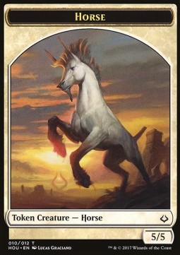 Horse Token (W 5/5) / Warrior Token (W 1/1 Vigilance)
