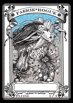 Faerie Rogue Token (Blue and Black 1/1)