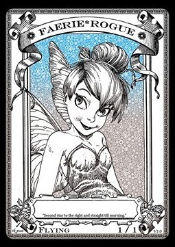 Faerie Rogue Token (Blue and Black 1/1)